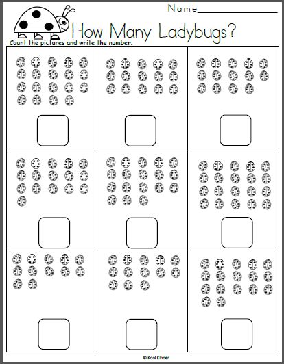 Count And Write Numbers To 20 Worksheet