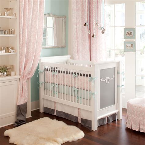 Teddy bear pink baby crib bedding set by jojo designs. Giveaway: Carousel Designs Crib Bedding Set