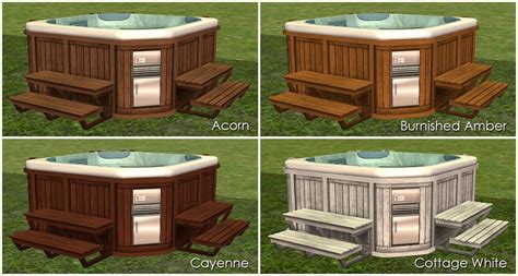 Mod The Sims Hot Tub Recolors Hot Tub Sims Sims 4 Custom Content