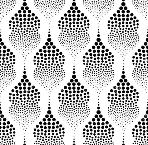 Seamless Dots Texture Geometric Pattern Stock Vector Illustration Of