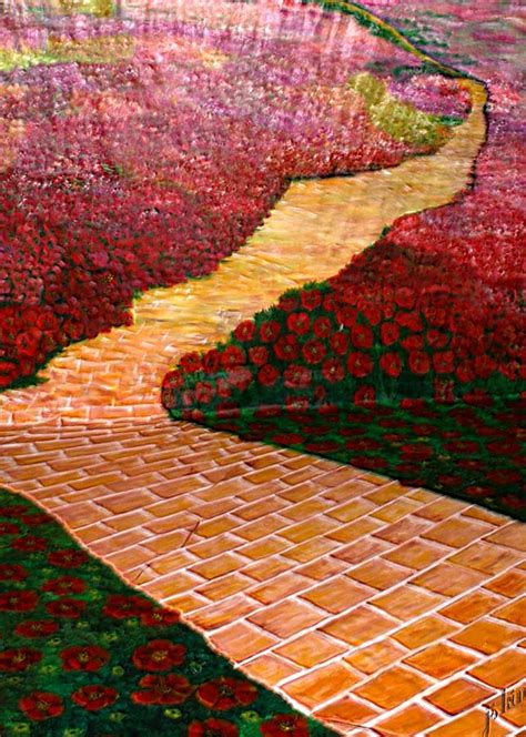 The Yellow Brick Road Painting By Jacquie King Pixels