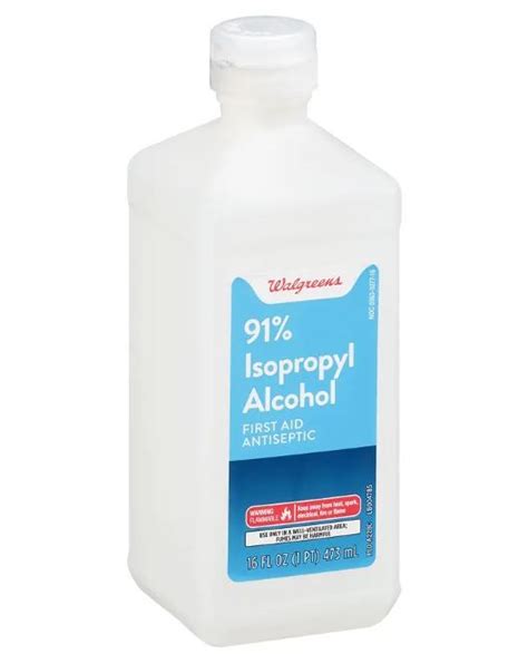 Walgreens 91 Isopropyl Alcohol First Aid Antiseptic Reviews 2020