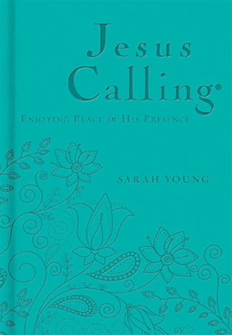 Jesus Calling Devotional Personalized Teal Edition Celebrate Faith