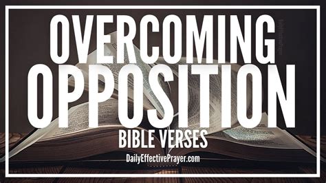 Bible Verses On Overcoming Opposition Scriptures For Overcoming