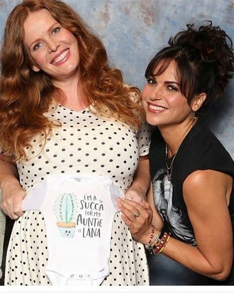 Lana Parrilla And Rebecca Mader At Dragon Convention Once Upon A Time Funny Once Up A
