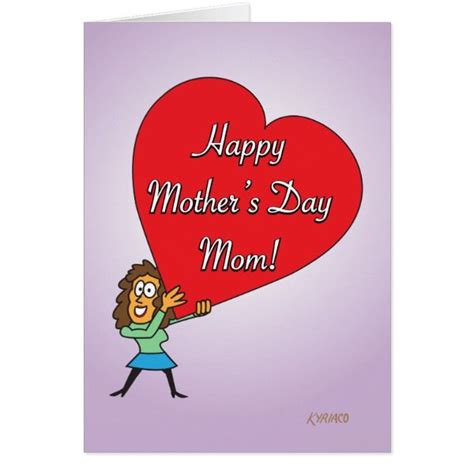 Funny Happy Mothers Day Card From Daughter 2 Zazzle Happy Mothers