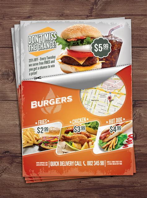 fast food template mockup awesome mockups