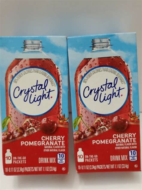 Crystal Light On The Go Cherry Pomegranate 1 Box For Sale Online Ebay