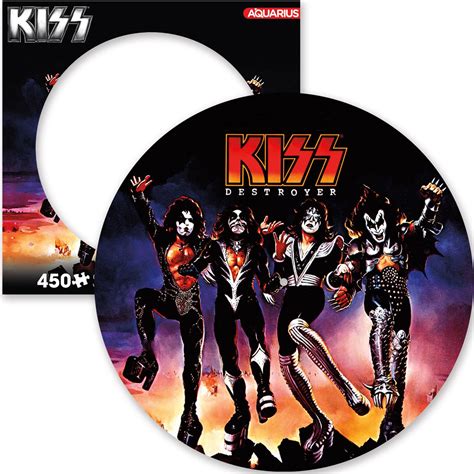 Kiss Destroyer Album Art 450 Piece Picture Disc Puzzle