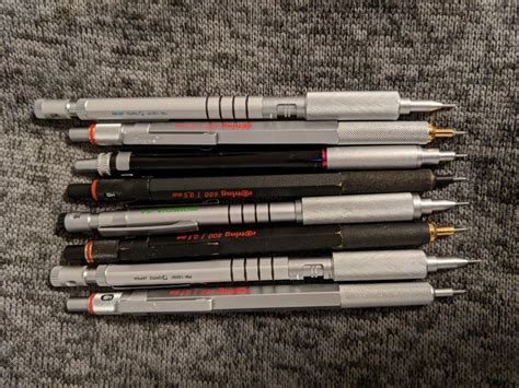 Unpopular Opinion Rotring And Ohto Are The Two Best Mechanical Pencil