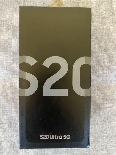 Samsung Galaxy S20 Ultra 5g Sm G988u 128gb Cosmic Grey Unlocked