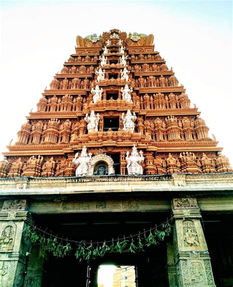 Iconic Srikanteshwara Temple At Nanjangud From South India With Unique