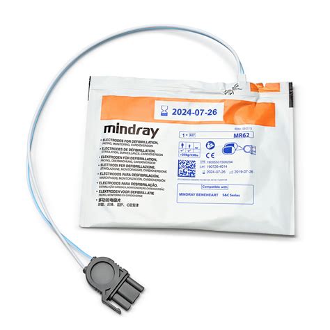Mindray Elektroden Voor De Beneheart D1 Aed Mr62 2310350