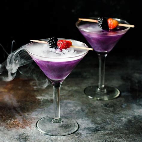 The Witch’s Heart Cocktail A Dreamy Whimsical And Magical Halloween Cocktail Made With