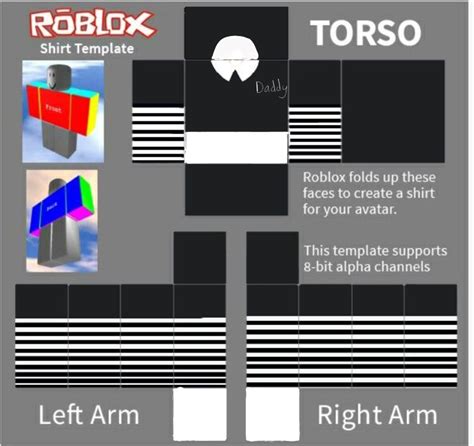Browse through different shirt styles and colors. Roblox black "Daddy" Crop top for copy and paste in 2020 ...