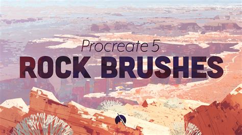 Artstation Rock Brushes 14 Custom Brushes For Procreate 5 By Mike