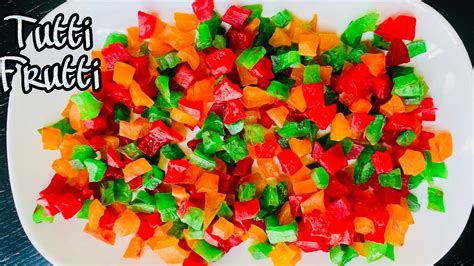 Tutti Frutti How To Make Tutti Frutti At Home Papaya Candy टट