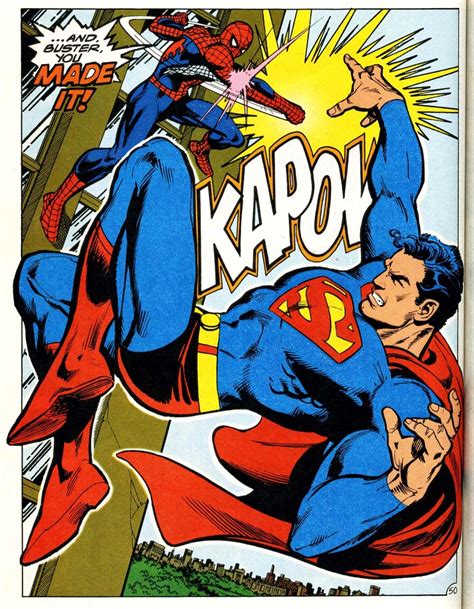 Comic Book Fan And Lover Superman Vs Spider Man La Batalla Del Siglo