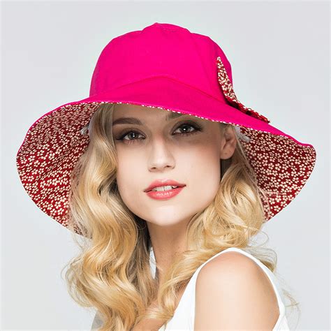 Summer Large Brim Beach Sun Hats For Women Uv Protection Hat Women With