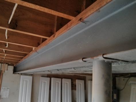 Basement Attaching Non Load Bearing Walls To Steel I Beams Love