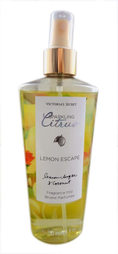 Victorias Secret Lemon Escape Sparkling Citrus Fragrance Mist Body