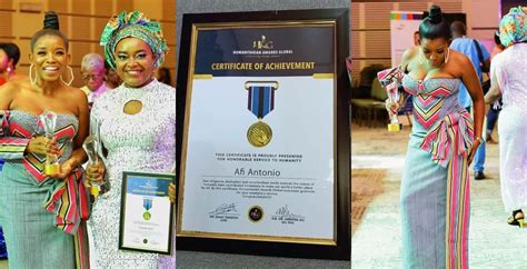 Afi Antonio Ghanaian Philanthropist Receives Global Humanitarian Award