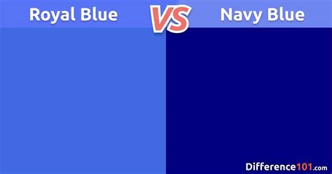 Royal Blue Vs Navy Blue Differences Color Matching Similarities