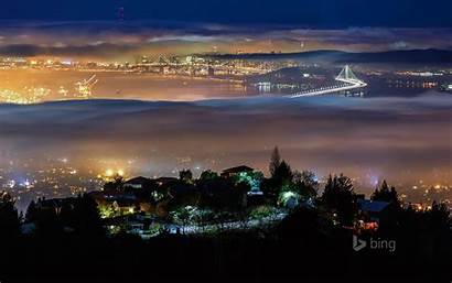 California Bing Fog Bridge Wallpapers Oakland Theme