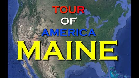 Maine State Geography In Under A Minute Youtube