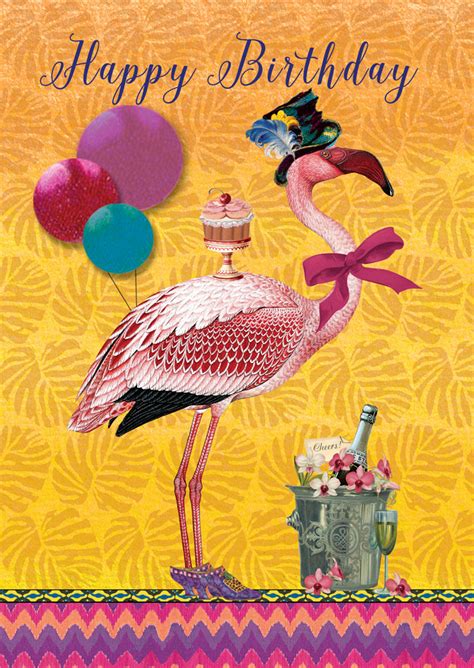 Birthday Flamingo Potluck Press