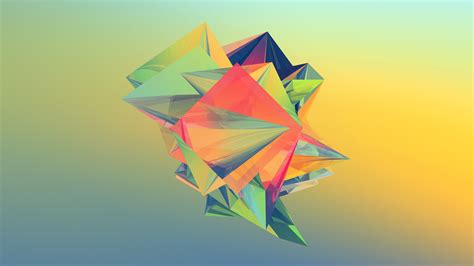 Abstract Facets Hd Wallpaper By Justin Maller