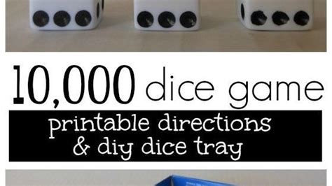 10000 Dice Game Rules And Tray Awesome Games And Gaming