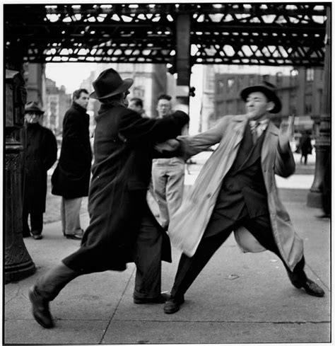 Elliott Erwitt Men Fighting New York 1950 Elliott Erwitt Elliott Erwitt Photography