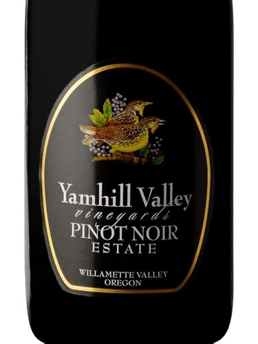 Yamhill Valley Estate Pinot Noir Vivino US