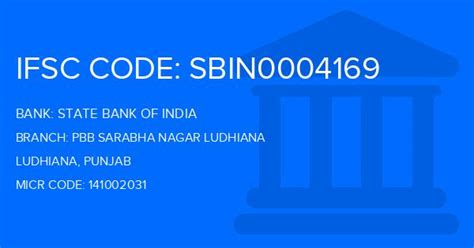 State Bank Of India Sbi Pbb Sarabha Nagar Ludhiana Branch Ludhiana