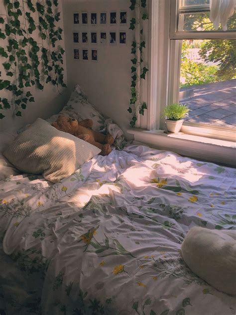 Vinez Floral Bed Sheets Aesthetic Bedroom Plants Vines On Wall Cute Room Ideas Bedroom Inspo
