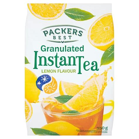 Packers Best Granulated Instant Tea With Lemon Flavour 350 G Tesco