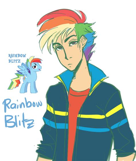91583 Safe Artist Ssenarrya Character Rainbow Dash Humanized Rainbow Blitz Rule 63