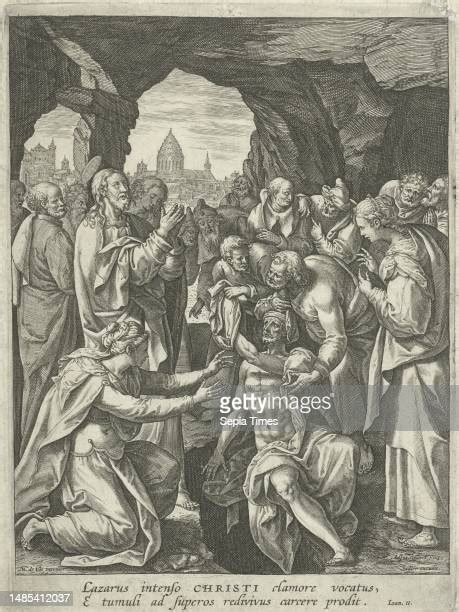 Christ Raising Lazarus From The Tomb Photos And Premium High Res