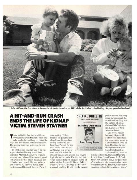Steven Stayner American Kidnap Victim ~ Bio Wiki Photos Videos