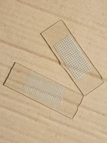 Printed Microscopic Glass Slides For Chemical Laboratory Size