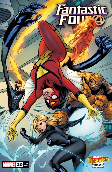 Fantastic Four 20 Lupacchino Spider Woman Cover Fresh Comics