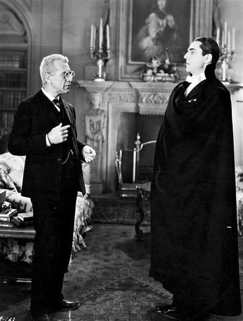 Edward Van Sloan And Bela Lugosi As Abraham Van Helsing And Count