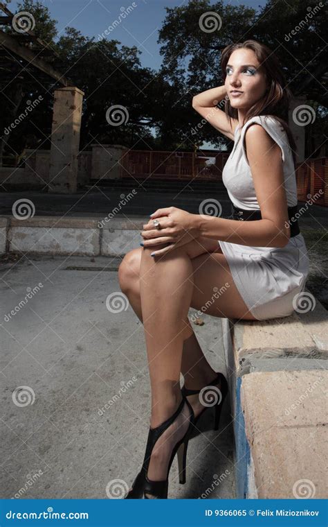 Woman Crossing Her Legs Stock Image Image Of Person Beautiful