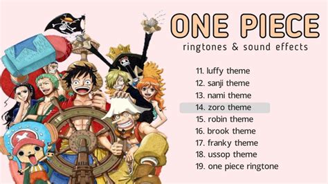 One Piece Ringtones And Sound Effects Youtube