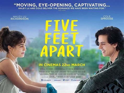 Five feet apart (2019) | behind the scenes of haley lu richardson movie. Five Feet Apart: poster and trailer land - Film Stories