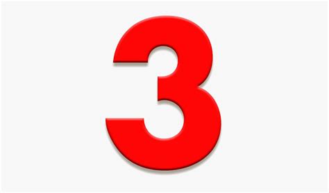 3 (three) is a number, numeral and digit. Number Download Image Vector - Number 3 Png Red Vector ...
