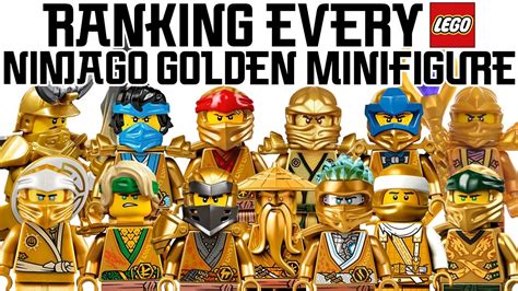 Ranking Every Lego Ninjago Golden Minifigure 🏆 Youtube
