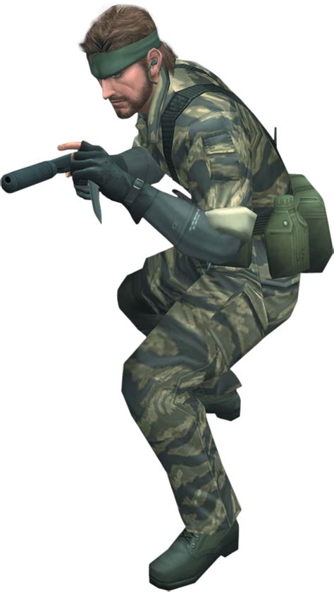 Metal Gear 3 Solid Snake Eater Naked Snake Render By The Blacklisted On