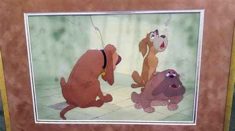 1955 Walt Disney Original Production Cel From Lady And